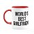 Caneca Geek World's Best Girlfriend - The Office - B-red - Imagem 1