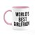 Caneca Geek World's Best Girlfriend - The Office - B-pink - Imagem 1