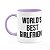 Caneca Geek World's Best Girlfriend - The Office - B-lilac - Imagem 1