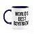 Caneca World's Best Boyfriend - The Office - B-blue navy - Imagem 1
