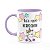 Caneca Divertida  - Fofa porém nervosinha! Unicorn - B-lilac - Imagem 1