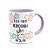 Caneca Divertida  - Fofa porém nervosinha! Unicorn - B-lilac - Imagem 2