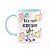 Caneca Divertida - Fofa porém nervosinha - Baby blue - Imagem 1