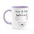 Caneca Pets - Mãe de gato, gatinha é! B-lilac - 325ml - Imagem 1