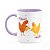Caneca Divertida Amizade - Fofoca? Aceito - B-lilac - Imagem 1