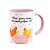 Caneca Divertida Amizade - Fofoca? Aceito - B-pink - Imagem 2