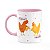 Caneca Divertida Amizade - Fofoca? Aceito - B-pink - Imagem 1