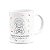 Caneca Religiosa Santinhos - Sagrado coração de Jesus - Imagem 2