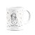 Caneca Religiosa Santinhos - Santa Clara - Imagem 2