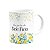 Caneca Florescer - Sou feita de sonhos - 325ml - Imagem 2