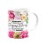 Caneca Floral Positividade - Se Acostume - Imagem 2