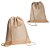Sacola/Mochila em Poliéster 600D e Cortiça (34x38cm) - Cód.: BP0004P - Imagem 1