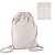 Sacola/Mochila em algodão 145g/m² (41x33x10cm) - Cód.: BP0010P - Imagem 1