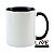 Caneca de Cerâmica Personalizada 325ml - Interior e Alça Coloridos (7 cores) - Imagem 5