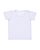 Camiseta Lisa Bebê em Algodão 100% Manga Curta com Botão na Gola Cores Claras - Imagem 1