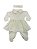 Macacão Bebê em Algodão com Vestido em Renda e Laço - 3 Peças - Imagem 2