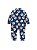Macacão Infantil Bebê Quentinho Soft Ursinho Azul - Imagem 1