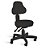Cadeira Mocho Encosto Alto Back System Couríssimo Preto - Imagem 1