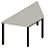 Mesa Refeitório Trapezoidal 70cm de Profundidade com Tampo de 18mm MV327 - Imagem 1