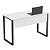 Mesa Reta de Escritório com Tampo de 15mm Pé Aço Home Office - Imagem 1