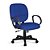 Cadeira Obeso Tecido Plus Size Giratória Relax Azul - Imagem 1