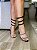 Sandália Espiral com Strass Preto Lohaz - Imagem 1