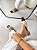 Sara - Sapatilha Feminina Slingback Bicolor Bico Quadrado Preto/Nude - Imagem 6