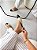 Sara - Sapatilha Feminina Slingback Bicolor Bico Quadrado Preto/Nude - Imagem 7