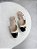 Sara - Sapatilha Feminina Slingback Bicolor Bico Quadrado Preto/Nude - Imagem 8