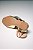 Sara - Sapatilha Feminina Slingback Bicolor Bico Quadrado Prata/Ouro - Imagem 11