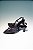 Sapato Slingback Tela Luma Lohaz Preto - Imagem 6