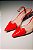 Sapato Slingback Ayla Lohaz Vermelho - Imagem 8