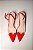 Sapato Slingback Ayla Lohaz Vermelho - Imagem 12