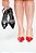 Sapato Slingback Ayla Lohaz Vermelho - Imagem 6