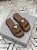 Tamanco Flat Ibiza Lohaz Marrom - Imagem 9