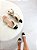Clea - Sapato Feminino Slingback Bicolor Bico Quadrado Preto/Nude - Imagem 11