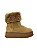 Babi - Bota Cozy Plataforma com Pelo Camurça Caramelo - Imagem 1