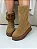 Babi - Bota Cozy Plataforma com Pelo Camurça Caramelo - Imagem 4