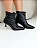 Alice Cano Curto - Bota Couro Bico Fino Salto Kitten Preto - Imagem 3