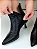 Alice Cano Curto - Bota Couro Bico Fino Salto Kitten Preto - Imagem 5