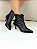 Alice Cano Curto - Bota Couro Bico Fino Salto Kitten Preto - Imagem 2