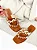Niva - Tamanco Feminino Flat Rasteiro Tiras Dedo com Metais Ouro Off White - Imagem 6