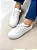 Supra - Tênis Couro Feminino Casual Branco - Imagem 3