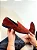 Chelsea - Sapato Feminino Mocassim Loafer Camurça Terracota - Imagem 5