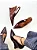 Elise - Sapato Feminino Slingback Anabela Marrom - Imagem 7