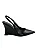 Elise - Sapato Feminino Slingback Anabela Preto - Imagem 1