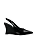 Elise - Sapato Feminino Slingback Anabela Preto - Imagem 1