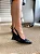 Elise - Sapato Feminino Slingback Anabela Preto - Imagem 4