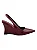 Elise - Sapato Feminino Slingback Anabela Marsala - Imagem 1