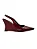 Elise - Sapato Feminino Slingback Anabela Marsala - Imagem 1